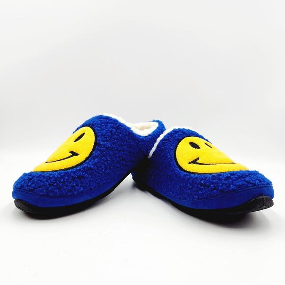 Deer Stags Men's Blue Sherpa Cushioned Indoor/Outdoor Clog Slipper Size 10 - Picture 1 of 9